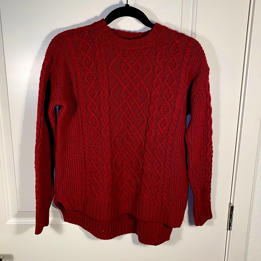 Red  beautiful sweater